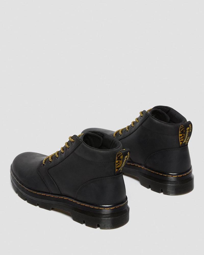 Dr Martens Bonny Læder Fritidsstøvler Herre Sort | DK 459CTV